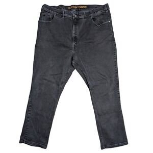 Vintage Denver Hayes 48 X 32 Black Straight Leg Cotton Stretch Big & Tall‎ Jeans